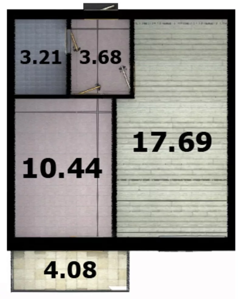 Квартиры одно,  двух и трехкомнатные. 3