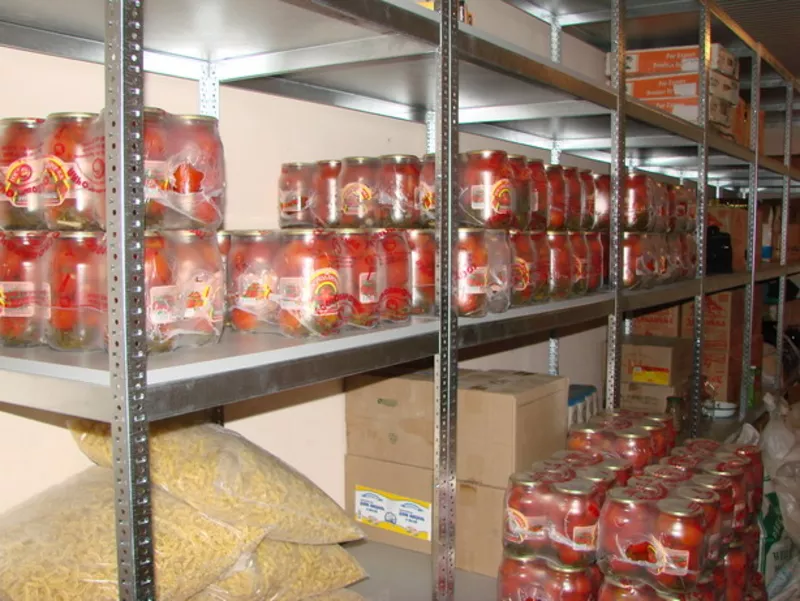 Стеллаж металлический легкий 3