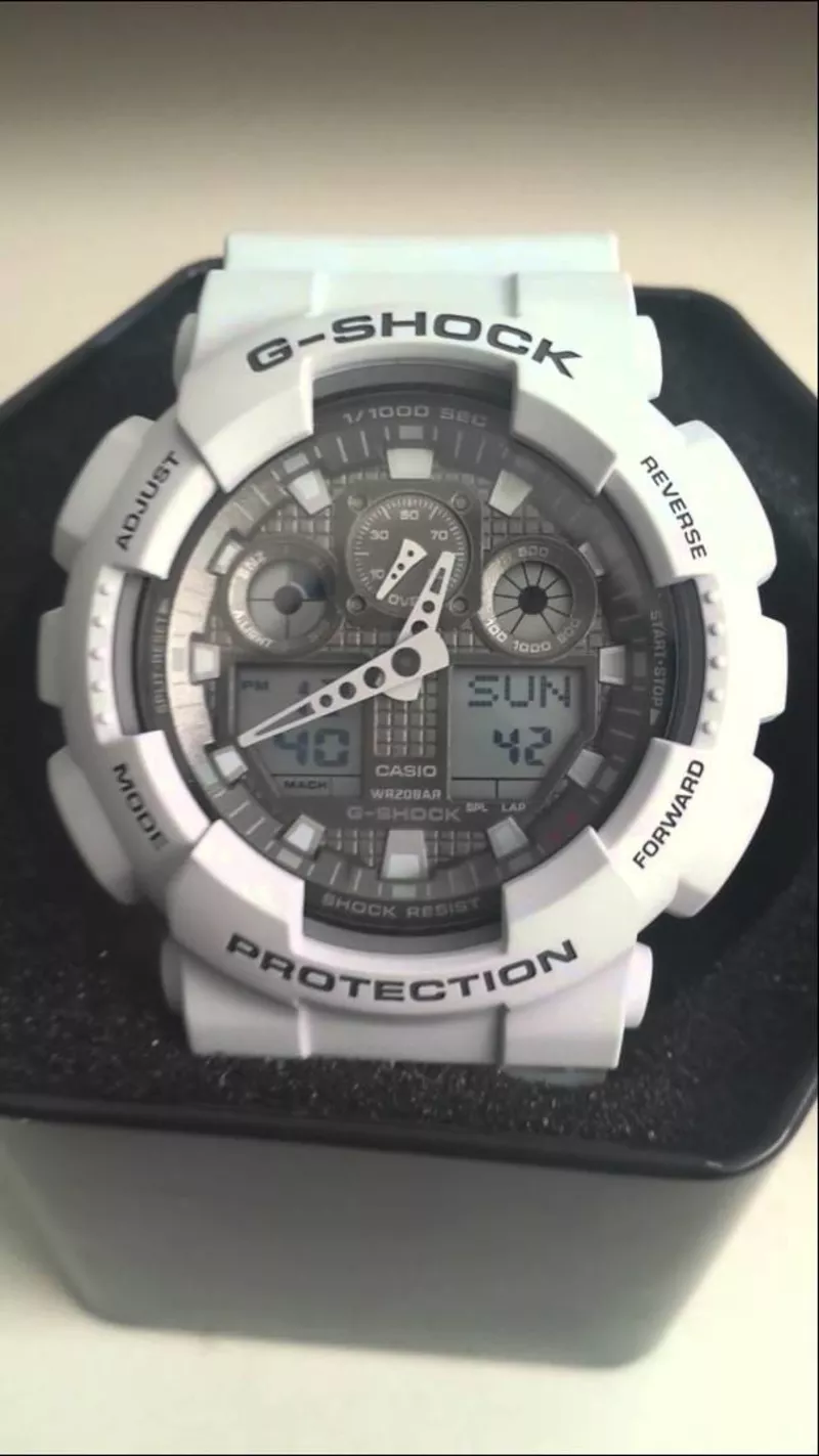 Мужские часы Casio G-Shock  GA100 Ice Grey (Оригинал) 5