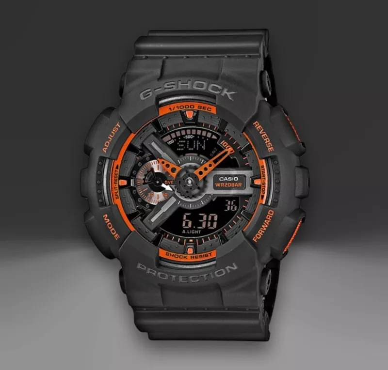 Спортивные часы Casio G-Shock GA110TS Orange (Оригинал)