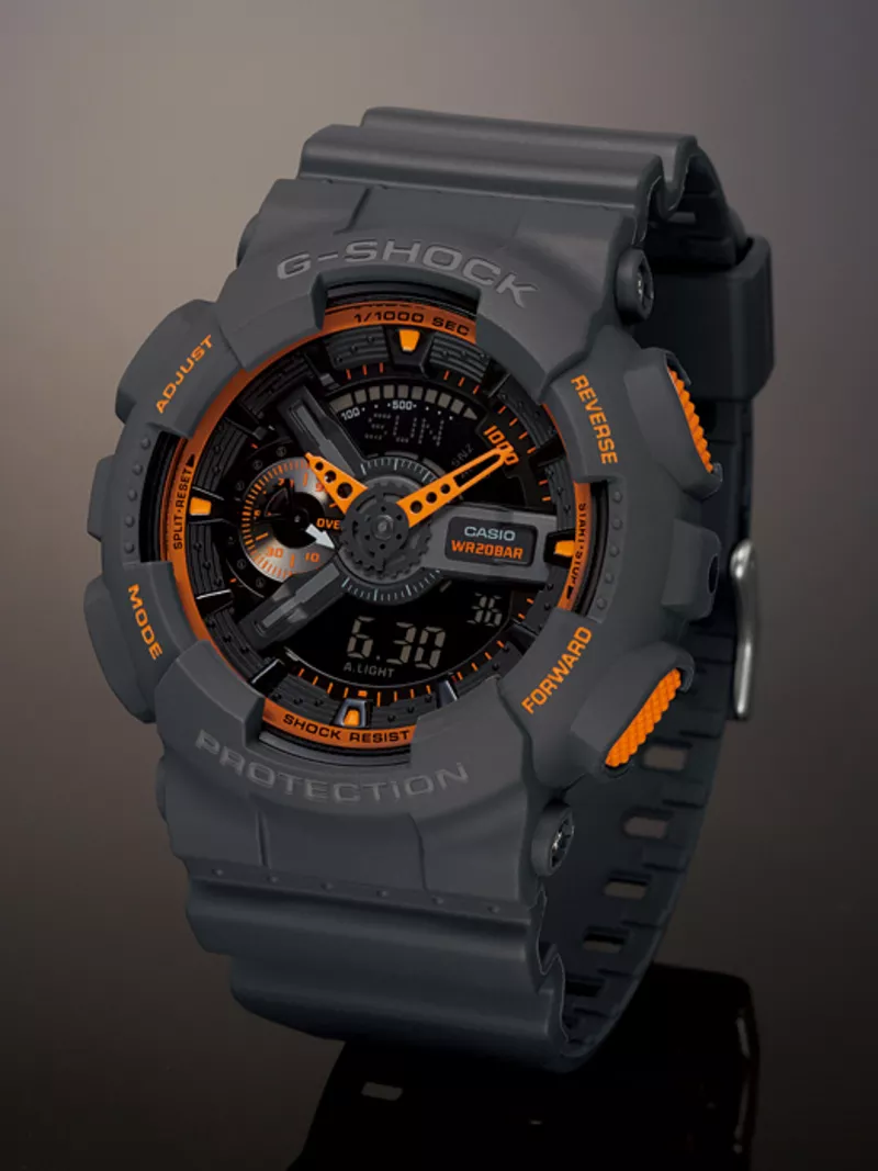 Спортивные часы Casio G-Shock GA110TS Orange (Оригинал) 2