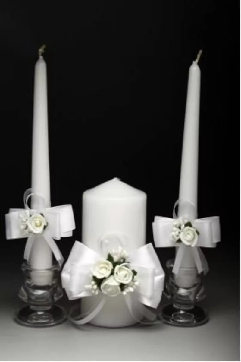 Ручной работы свадебные свечи 3