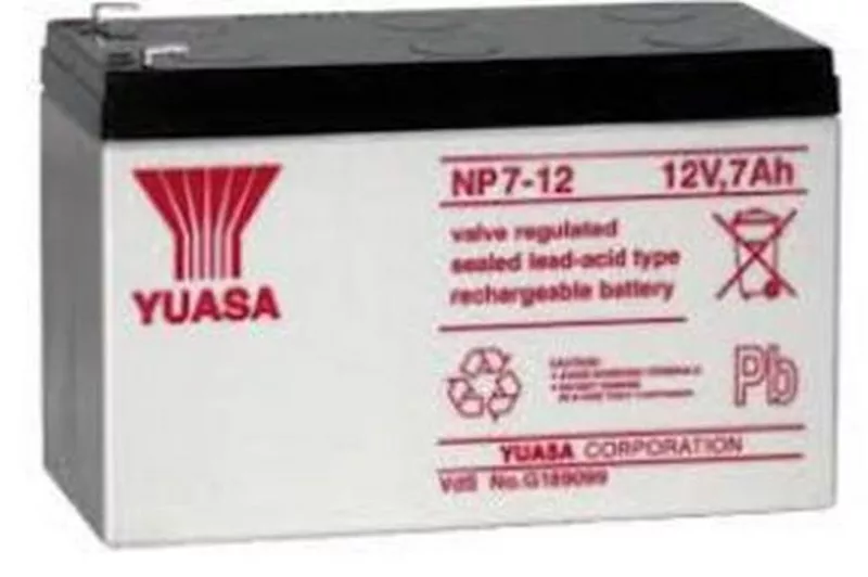 Аккумулятор Yuasa 12V/В 7Ah/Ач до упса (UPS),  эхолота,  сигнализации,  и