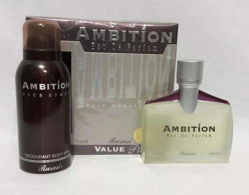 Rasasi Ambition Men,  EDP 70 мл + Deo Spray,  набор для мужчин