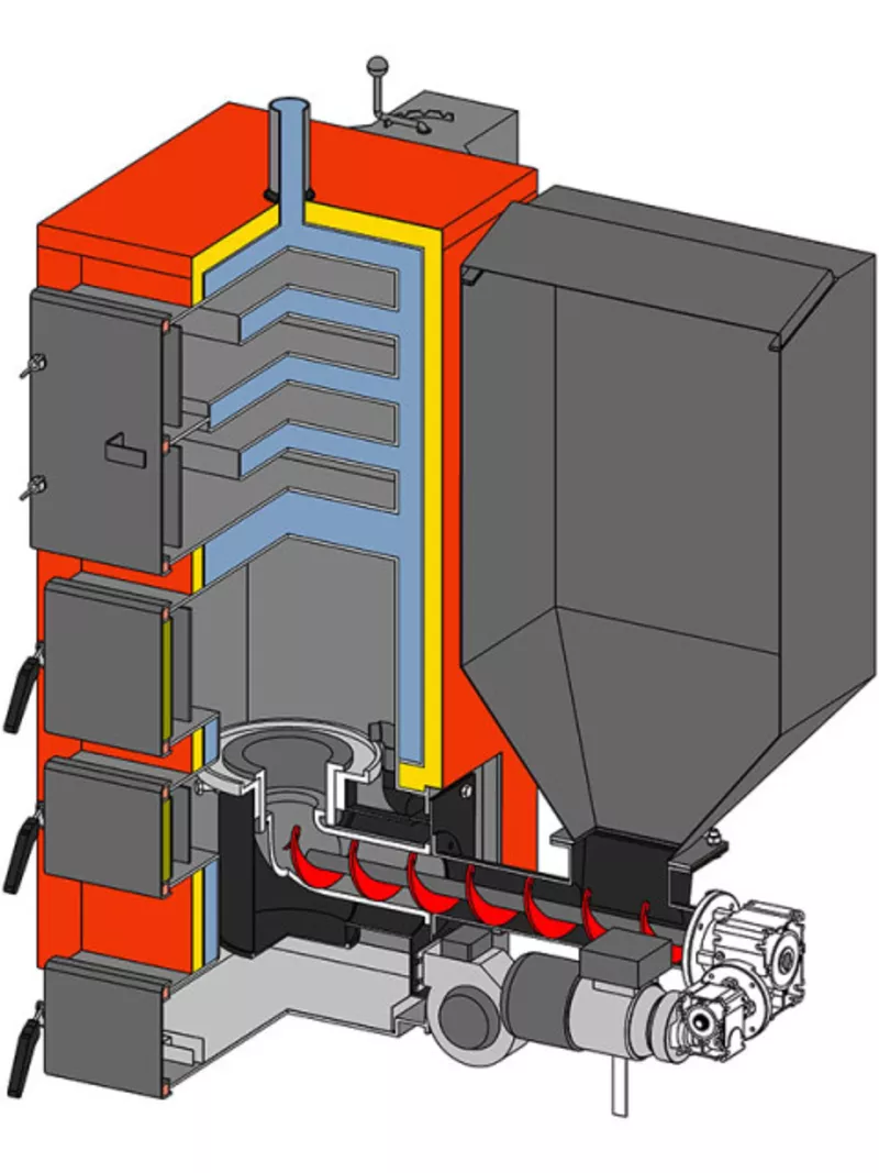 Твердотопливный котел КТ-2Е-SH 4