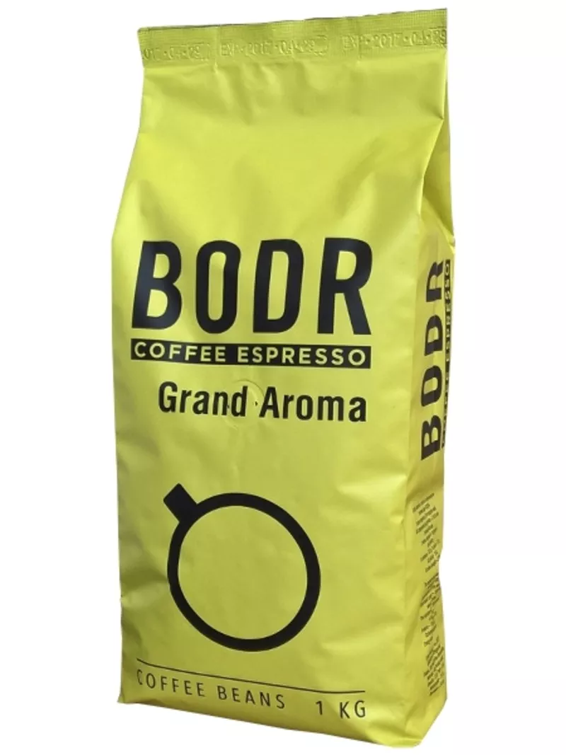 Кофе в зернах Bodr Grand Aroma 1 кг. Оптом