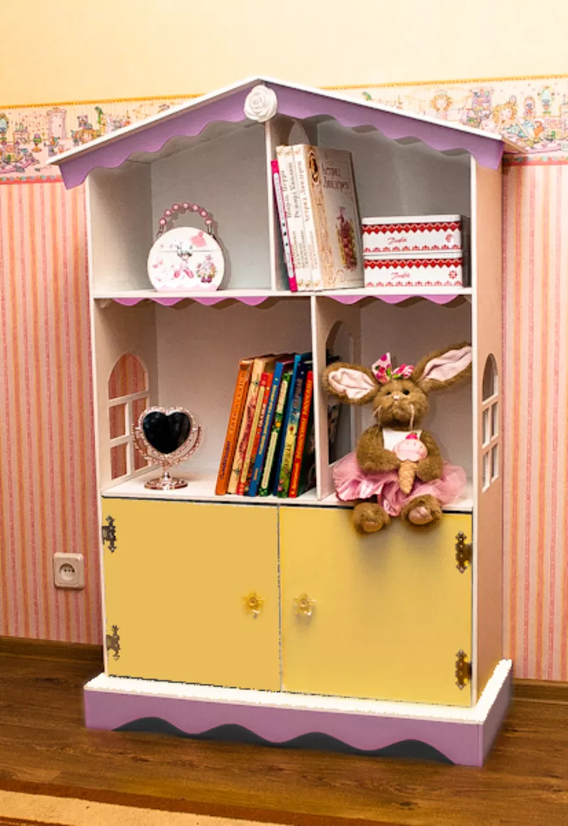 Этажерка для книг-домик для кукол. 2