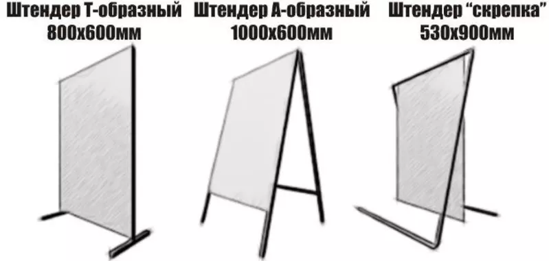 Штендер изготовление мимоход стойка штатив стритлайн спотыкач