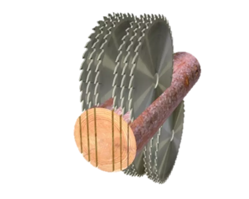 Станок брусовочный дисковый двухвальный SkyLine SD-400 4