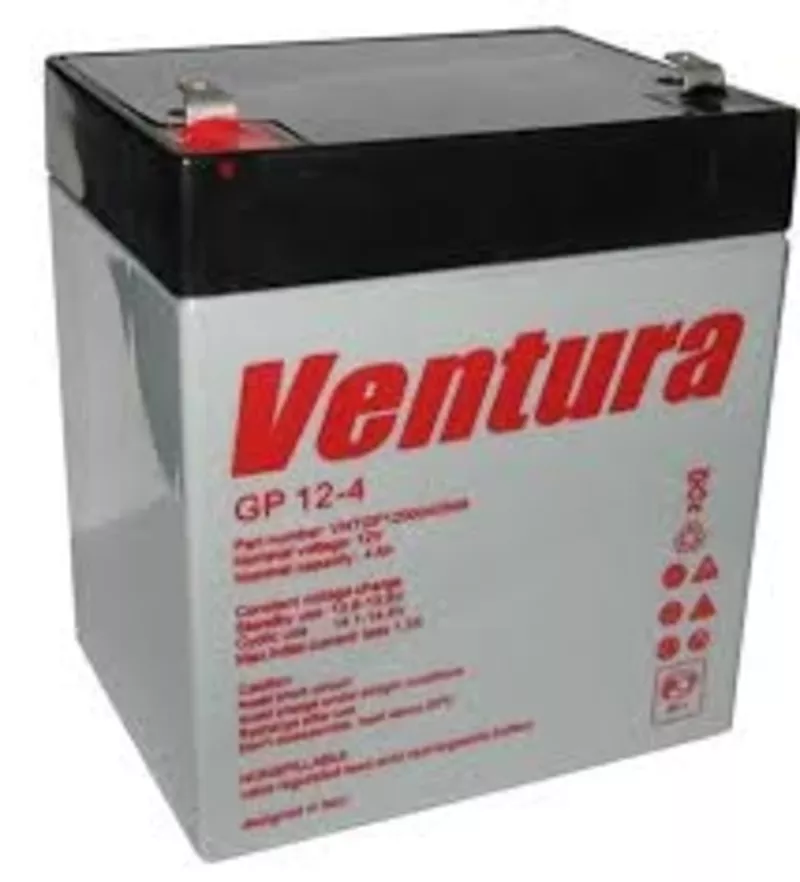 Аккумулятор Ventura 12В/V 4Ач/Ah до эхолота,  сигнализации,  упса (в т.ч