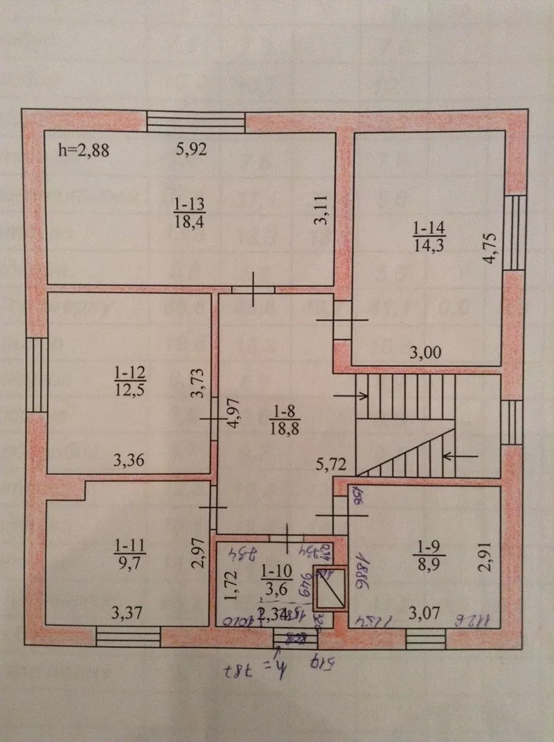 Продажа коттеджа Бориспольский р-н,  с. Петровское 173 кв.м. 6