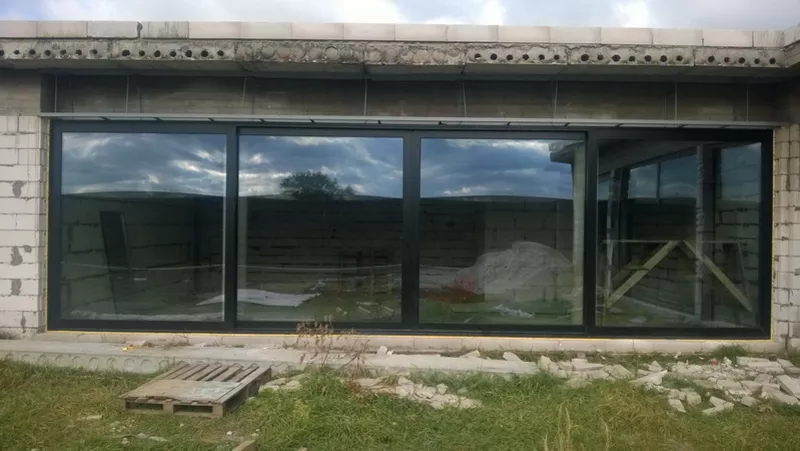 Алюминиевые окна, двери, перегородки. 5