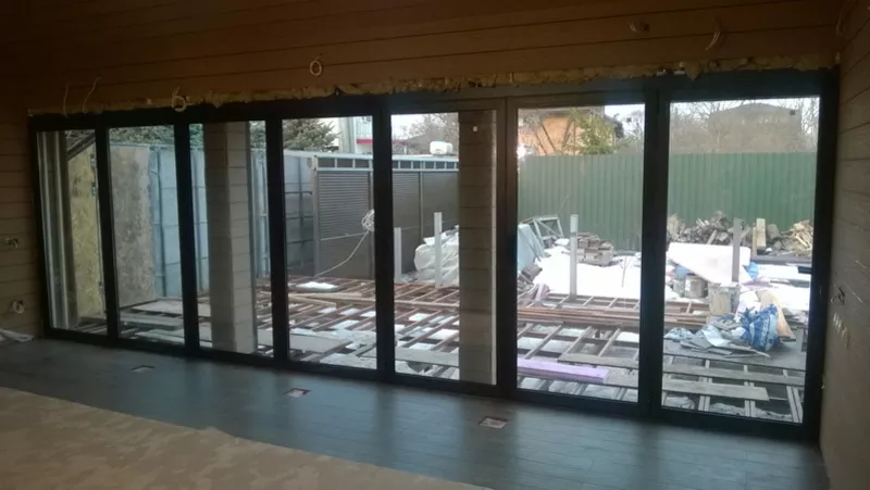 Алюминиевые окна, двери, перегородки. 8