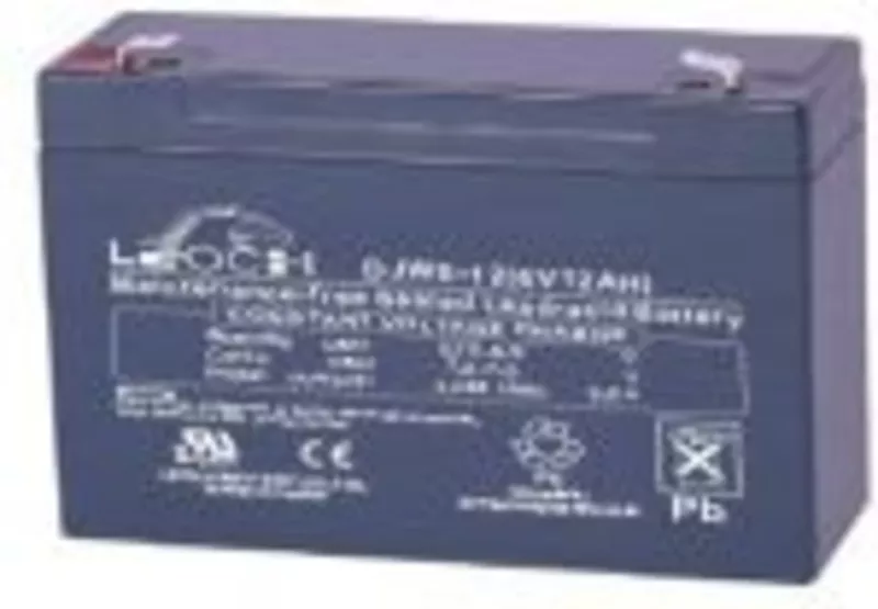 Аккумулятор Leoch 6V/В 12Ah/Ач до детского электромобиля (детской маши
