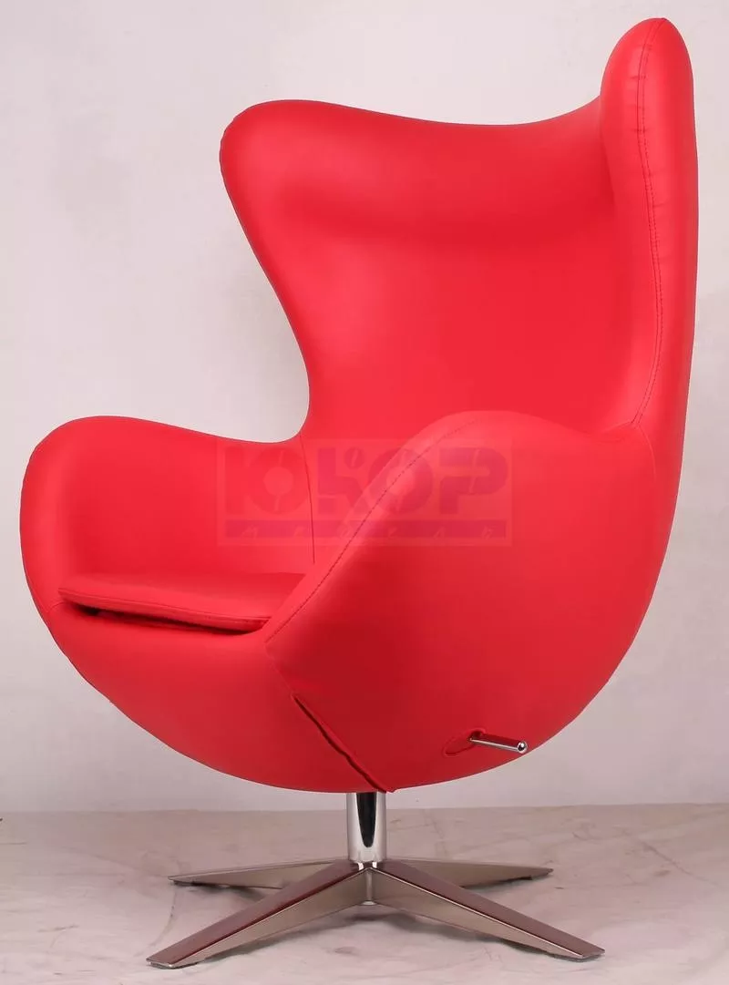 Кресло ЭГГ (EGG) кожзам,  фото,  дизайнерское кресло ЭГГ (ЯЙЦО) кожзам 3