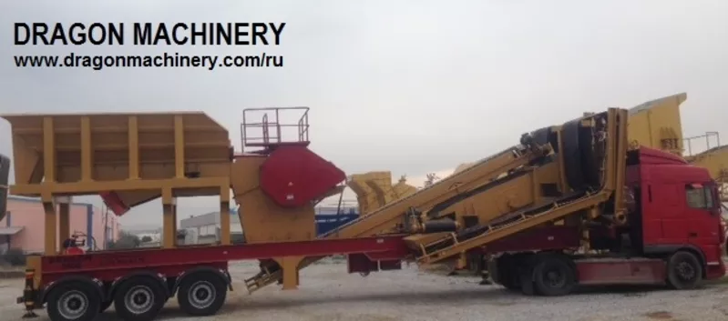 Мобильная установка предварительного дробления и просеивания  D 6000. 2