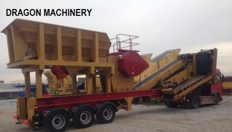Мобильная установка предварительного дробления и просеивания  D 6000. 3