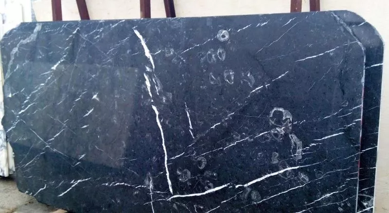 Продам NERO MARQUINA черный мрамор (Испания)