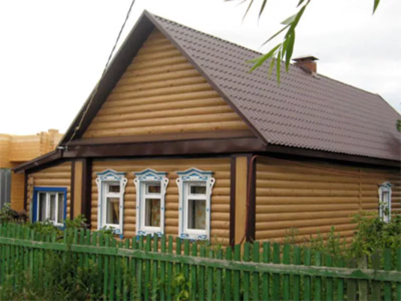 Металлический сайдинг блок хаус (Block House) 2