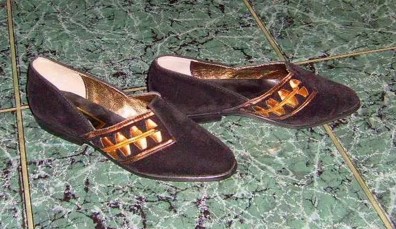 Замшевые женские туфли размер 35 производства Италии 2