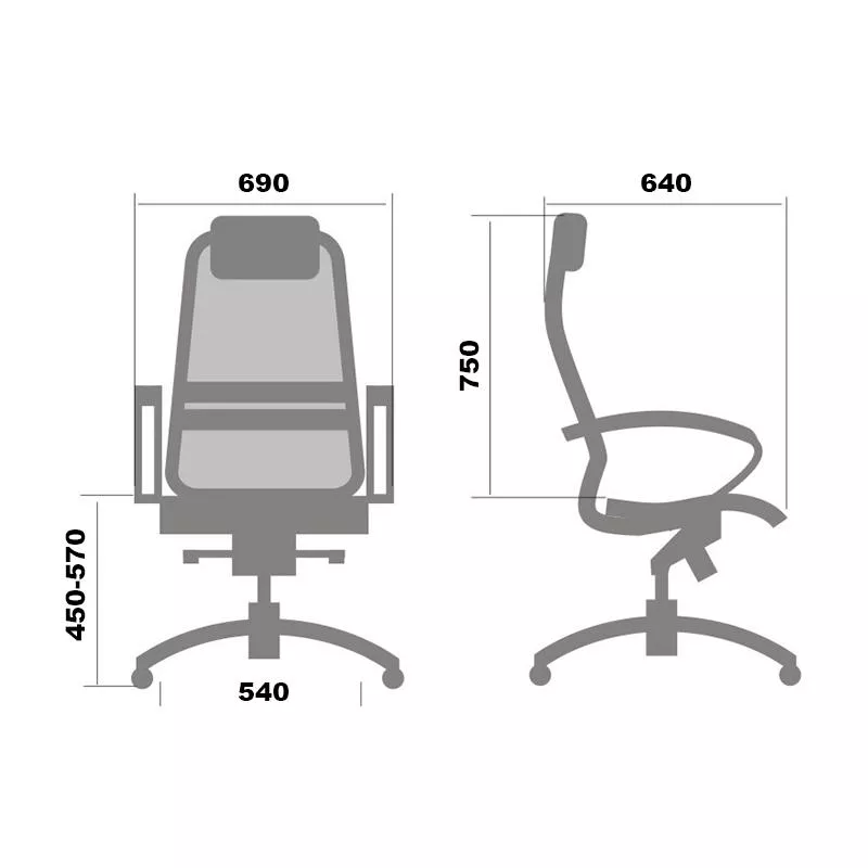 Кресло компьютерное SAMURAI К1 кожа 10