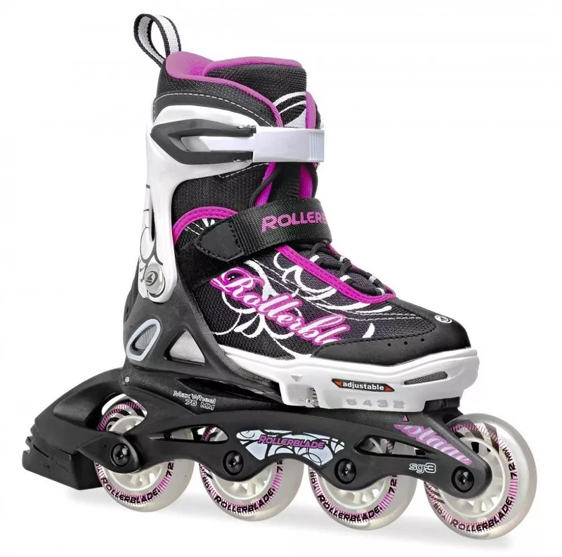 Раздвижные недорогие ролики Rollerblade,  Fila для детей 3