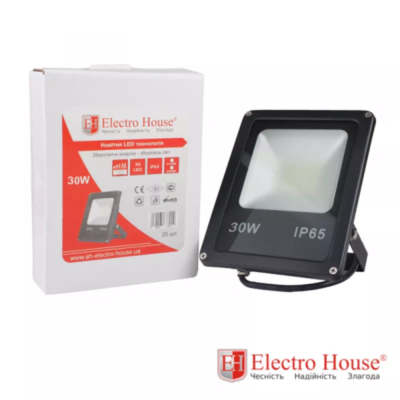 Продам LED прожектор 30W IP65 ElectroHouse EH-LP-207