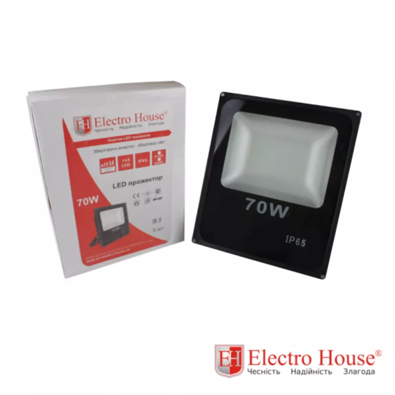 Продам LED прожектор 70W IP65 ElectroHouse EH-LP-209