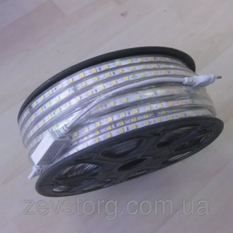 Герметичная лента LT-100M-220V (3528,  60 led) белый  2