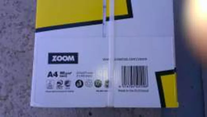 Продам бумагу Zoom А4 80 г/м2 офисная 500 листов. 2