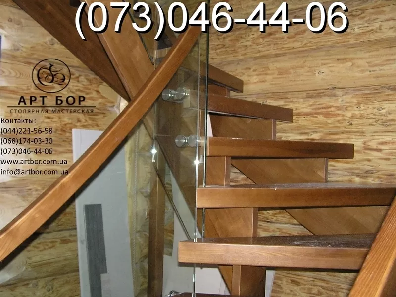 деревянные лестницы для дома Киев 2