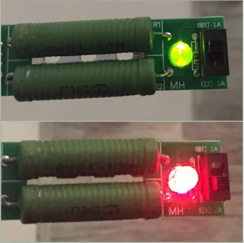 USB нагрузка переключаемая 1А / 2А ,  нагрузочный резистор,  тестер  3