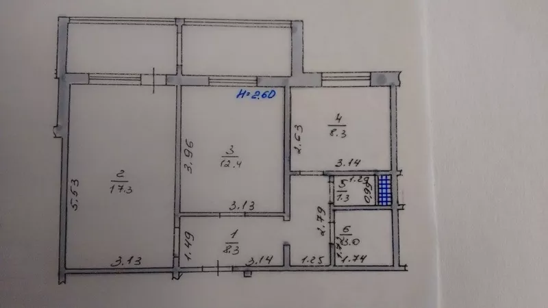 Продам недорого 2к квартиру недалеко от Киева 3