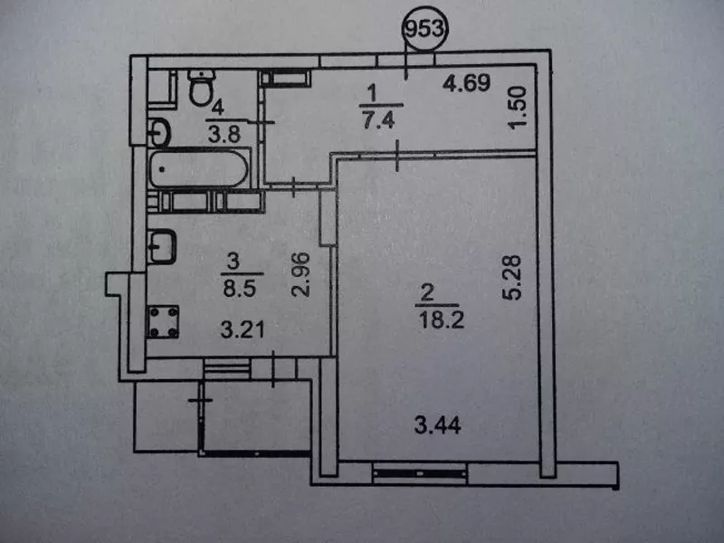 Продам однокомнатную квартиру Киев,  ул.Донца 2а. Соломенский район 6