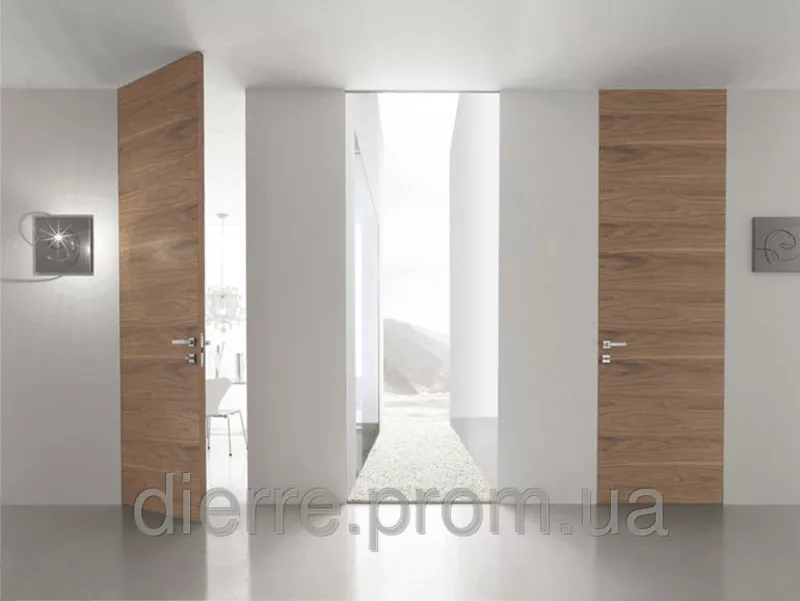 Межкомнатные двери скрытого монтажа шпонированые 3