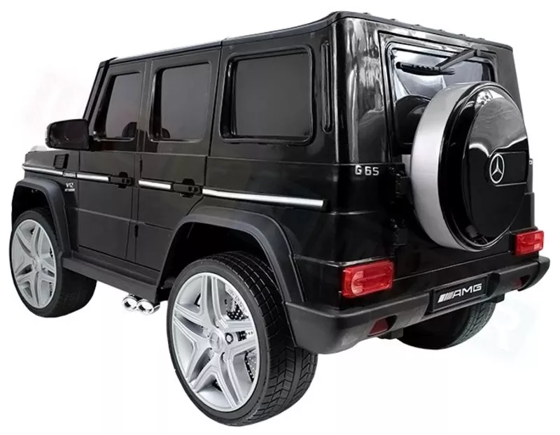 Детский электромобиль Mercedes G65 VIP: 90W,  2.4G,  EVA-колеса,  эко-кож 3