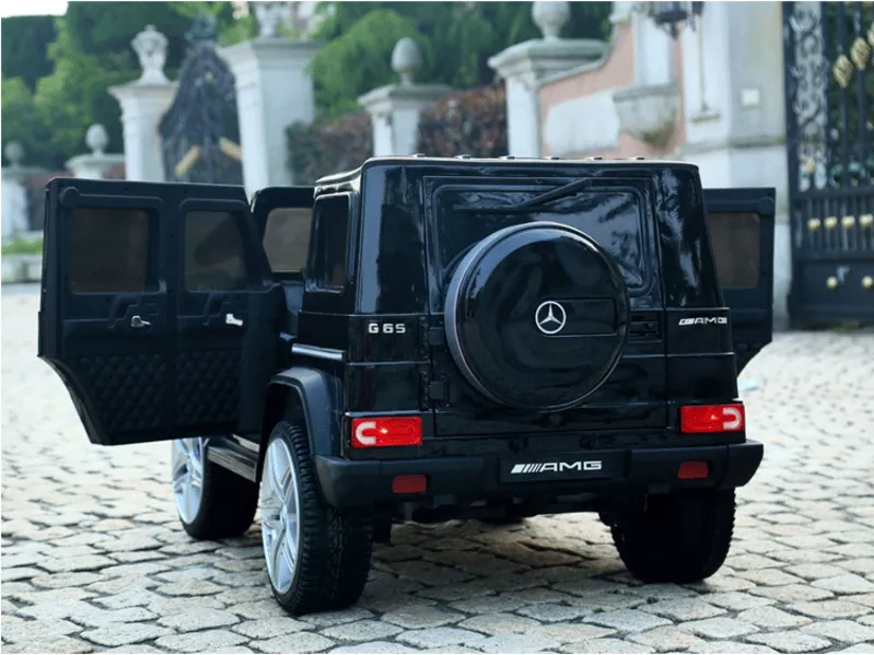 Детский электромобиль Mercedes G65 VIP: 90W,  2.4G,  EVA-колеса,  эко-кож 5