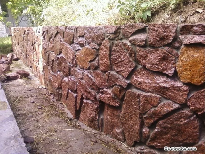 Кладка бутового камня в Киеве и Киевской области.