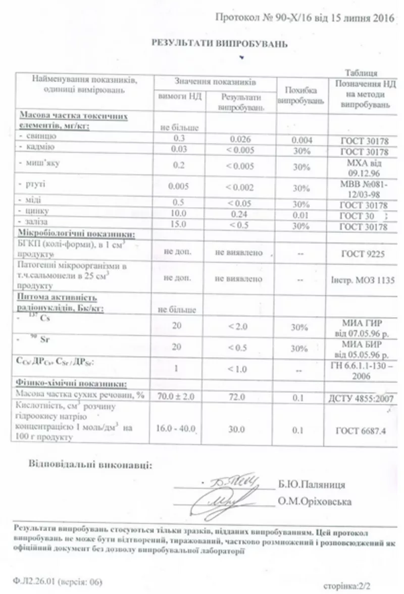 Квасне сусло. Концентрат і екстракт квасів ДСТУ 4