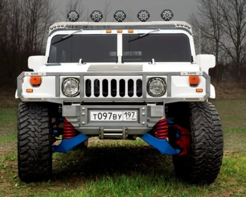 Продается тюнингованый белый Hummer H1 by Rams (300 000$) 5