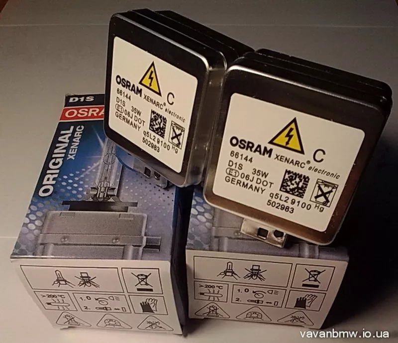 Лампа ксеноновая D1S Osram оригинальная 4300К 3