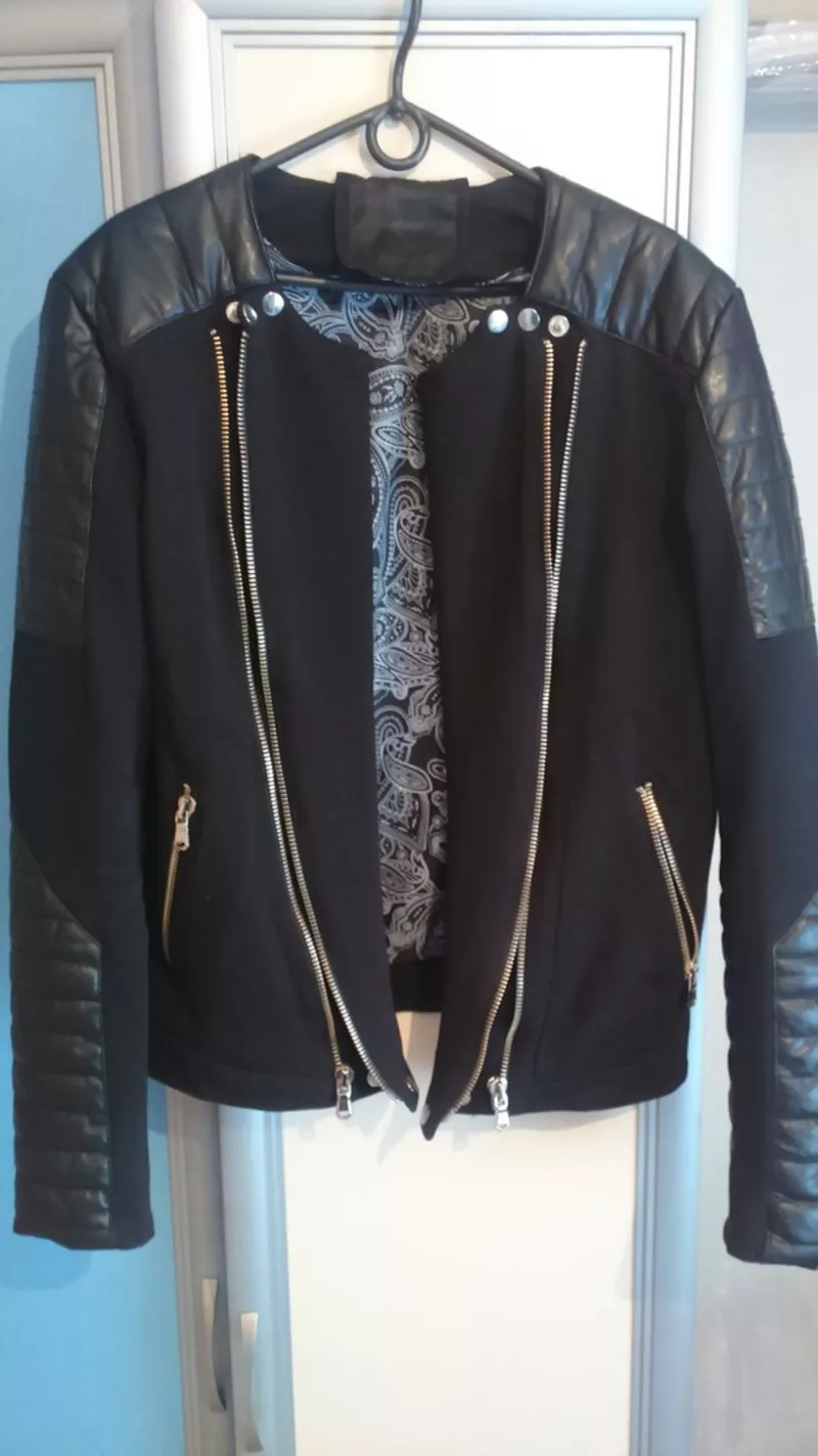 Стильная демисезонная куртка-косуха (MFS) 2