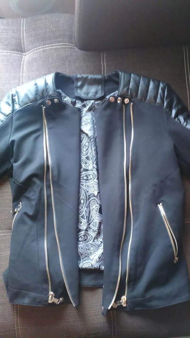 Стильная демисезонная куртка-косуха (MFS) 4