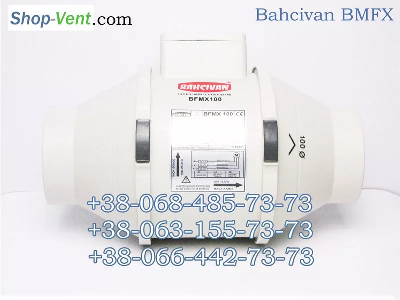 Канальный вентилятор Bahcivan BMFX 100 (Турция) 2