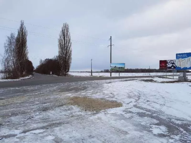 Участок под АЗС.Расположен на перекрёстке. Бориспольский р-н 4