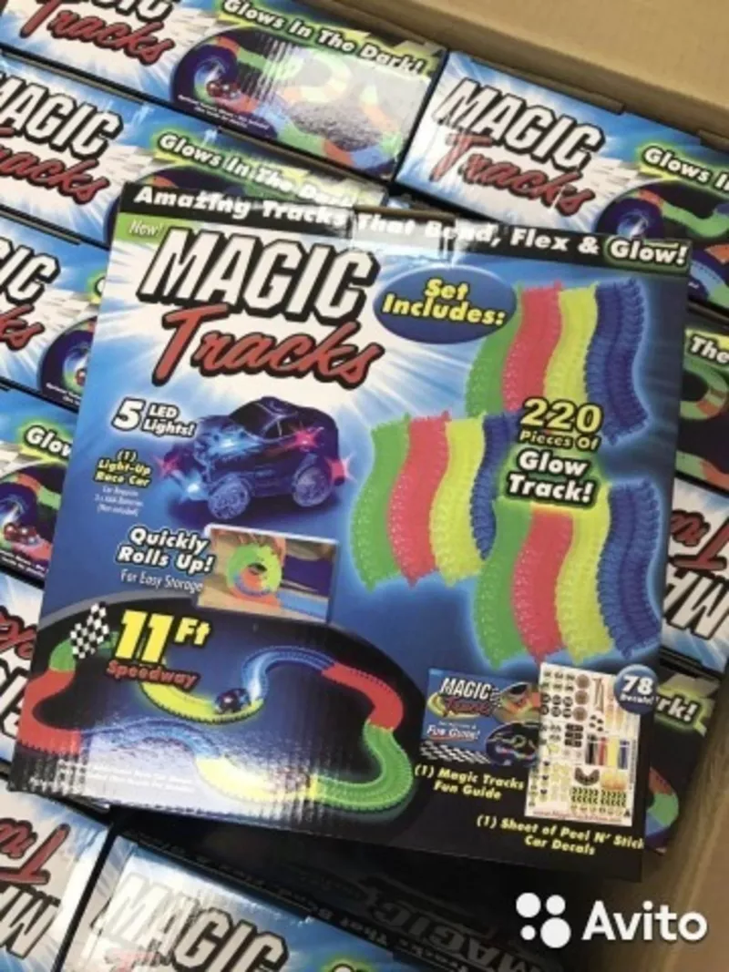 Игрушка конструктор Magic Tracks. Оригинал 220 Деталей.  В наличии опт 4