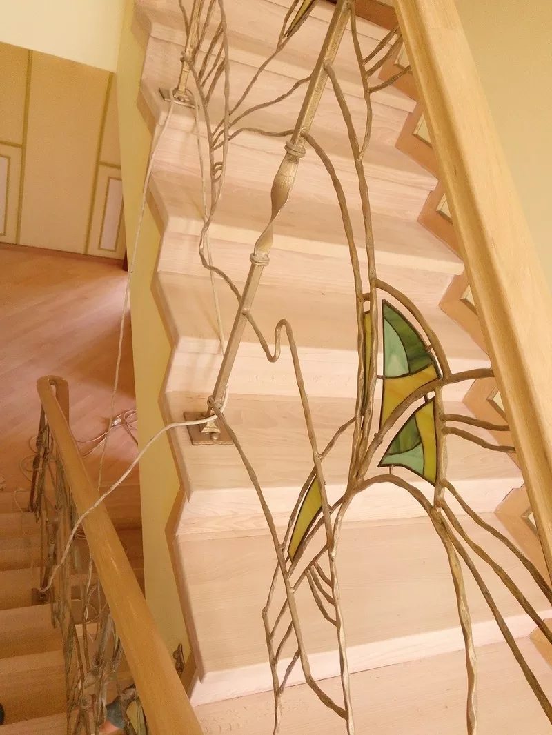 Ремонт реставрация деревянных лестниц Киев 4