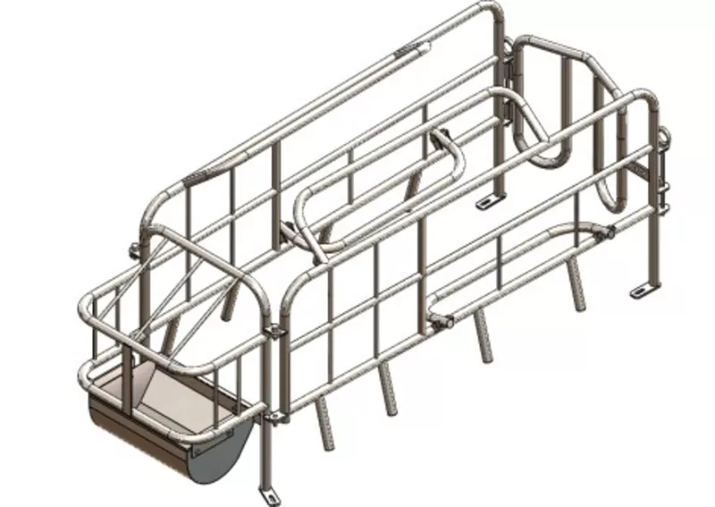 Станки для осеменения и опороса свиноматок 2