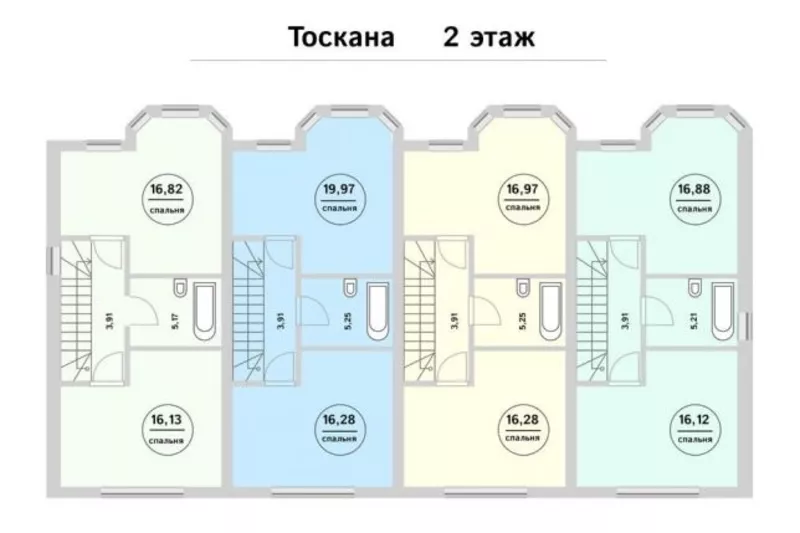 Таунхаус «Тоскана» (под отделку) с. Новые Петровцы (КГ Holland Park) 3