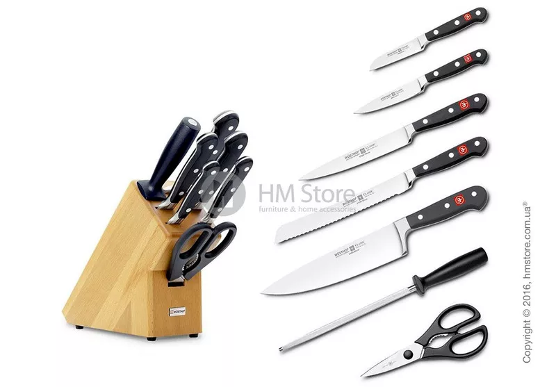 Набор ножей в блоке Wüsthof Knife block Classic 2